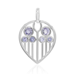 Unheated Tanzanite Silver Pendant (VIENNA 1903)