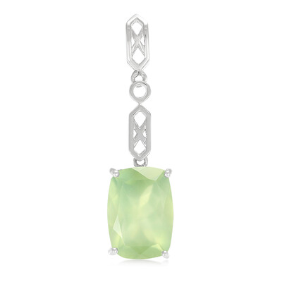 Prehnite Silver Pendant
