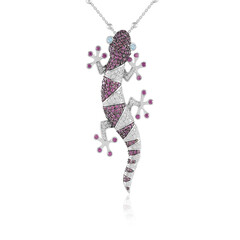 Swiss Blue Topaz Silver Necklace (Dallas Prince Designs)