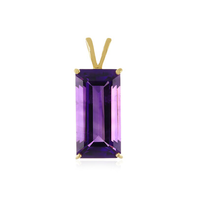 Siberian Amethyst Silver Pendant