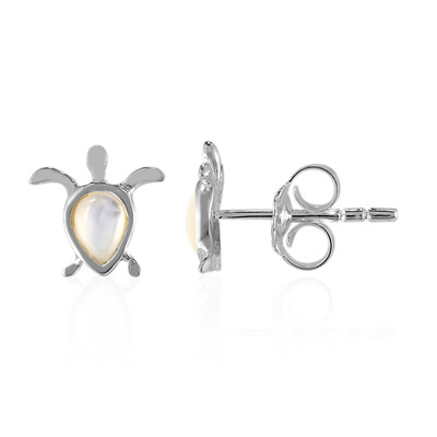 Mother of Pearl Silver Earrings