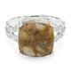 Dinosaur Bone Silver Ring