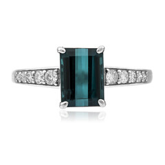 14K Indicolite Gold Ring (CIRARI)