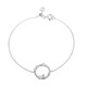 White Freshwater Pearl Silver Bracelet