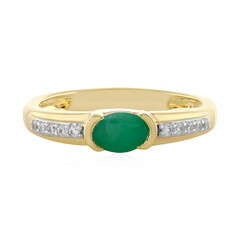 Brazilian Emerald Silver Ring