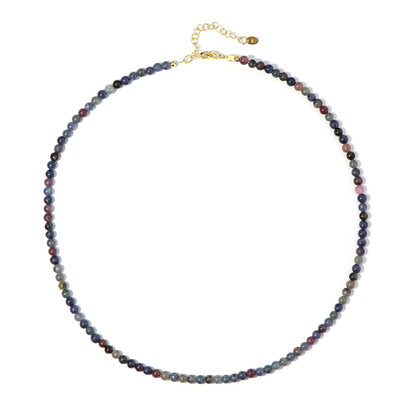 Mozambique Sapphire Silver Necklace