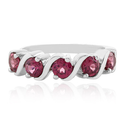 Rhodolite Silver Ring