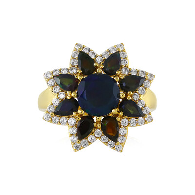 Mezezo Opal Silver Ring