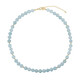 Brazilian Aquamarine Silver Necklace