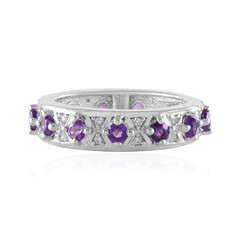 Amethyst Silver Ring