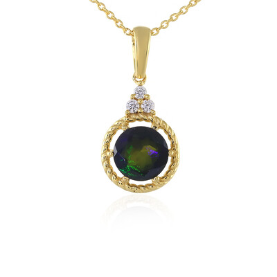 Mezezo Opal Silver Necklace