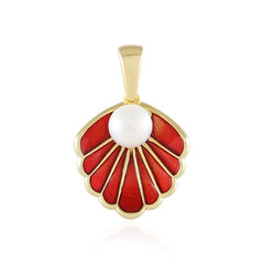 White Freshwater Pearl Silver Pendant (Adela Silber)