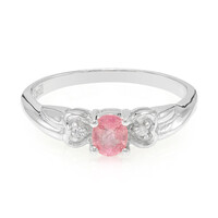 Padparadscha Sapphire Silver Ring