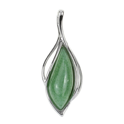 Green Quartz Silver Pendant (dagen)