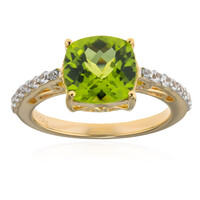 Arizona Peridot Silver Ring