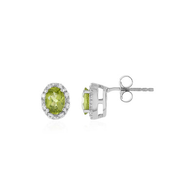 Peridot Silver Earrings
