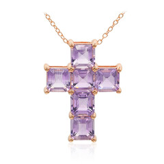 Amethyst Silver Necklace