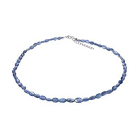 Nepal Kyanite Silver Necklace