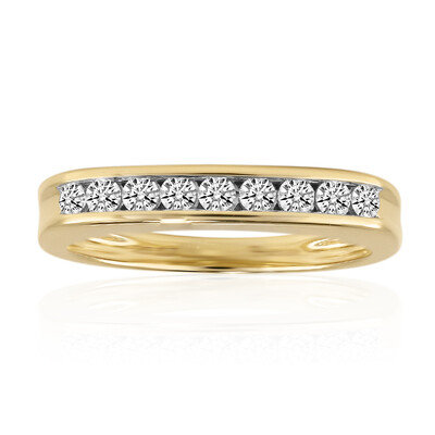 14K IF (D) Diamond Gold Ring (Annette)