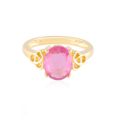 Madagascar Pink Sapphire Silver Ring