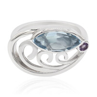 Sky Blue Topaz Silver Ring