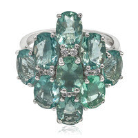 Braldu Fluorite Silver Ring