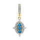 9K Hauynite Gold Pendant