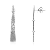 18K SI Diamond Gold Earrings (de Melo)