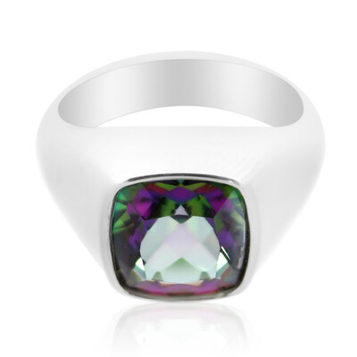 Mystic Quartz Silver Ring
