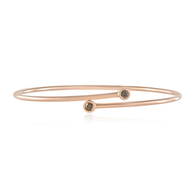 VS1 Brown Diamond Silver Bangle