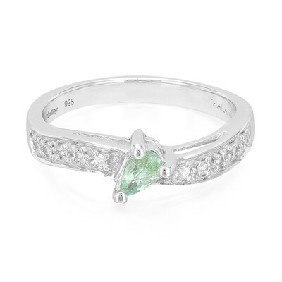 Paraiba Tourmaline Silver Ring