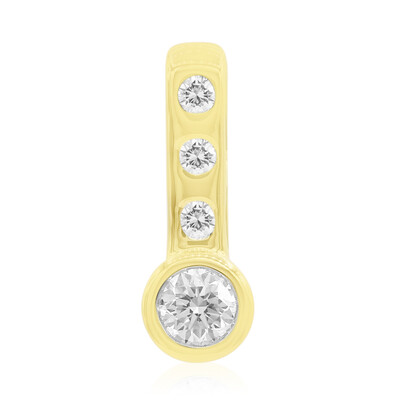 9K SI1 (G) Diamond Gold Pendant (Annette)