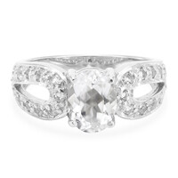 Himalayan Beryl Silver Ring