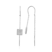 Zircon Silver Earrings