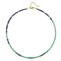 Zambian Emerald Silver Necklace