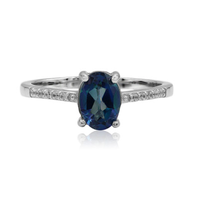 Neptune Topaz Silver Ring