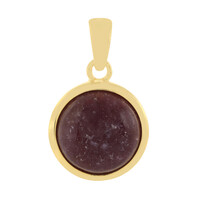 Lepidolite Silver Pendant