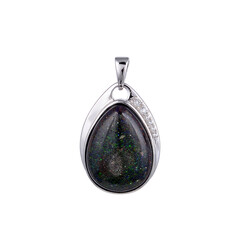 Honduras Opal Silver Pendant
