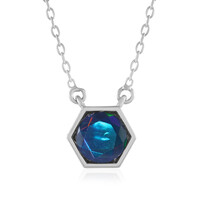 Mezezo Opal Silver Necklace