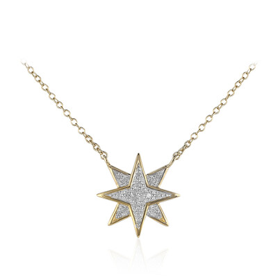 I3 (I) Diamond Silver Necklace