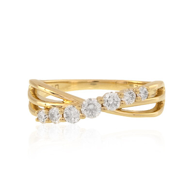 18K Flawless (F) Diamond Gold Ring (LUCENT DIAMONDS)