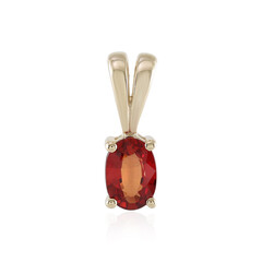 9K Tanzanian Ruby Gold Pendant