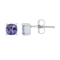 Tanzanite Silver Earrings