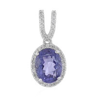 Tanzanite Silver Pendant