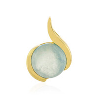 Aquamarine Silver Pendant