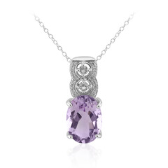 Bolivian Amethyst Silver Necklace