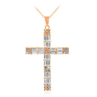 White Topaz Silver Necklace