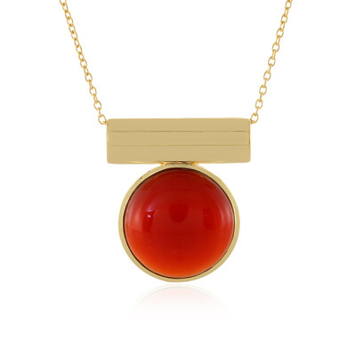 Carnelian Silver Necklace