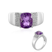 Azure Quartz Silver Ring