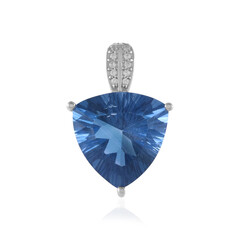 Colour Change Fluorite Silver Pendant